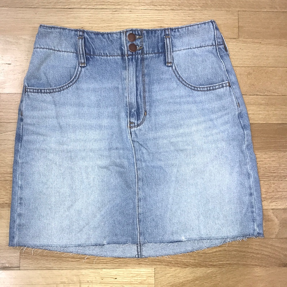 Hollister jean skirt